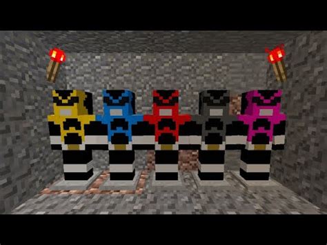 Minecraft Power Rangers Mod V2 2 In Space Psycho Rangers YouTube