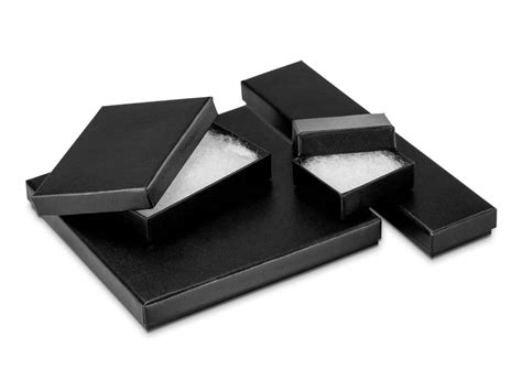 Black Card Boxes Large Pack Of 4