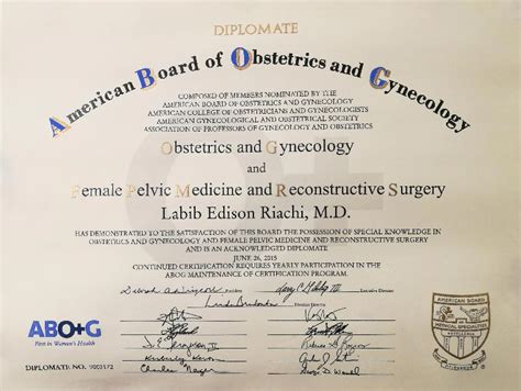 Obstetrician Gynecologist Degree