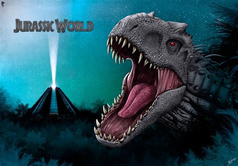 Artstation Jurassic World 2015 Digital Poster