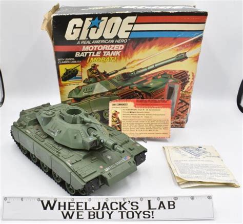 Mobat Motorized Battle Tank 1982 Works Complete Wbox Gi Joe Vehicle