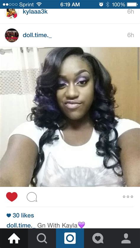 An Image Of A Woman With Purple Makeup On Her Face And The Caption Says