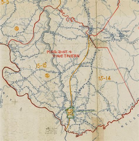 Bullitt County History - Bullitt County 1937 Map