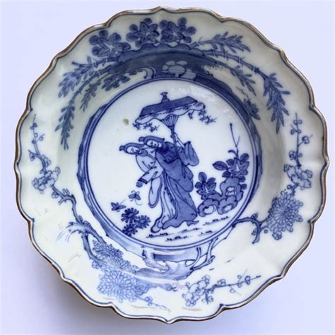 Vintage Japanese Blue And White Porcelain 45 Munimorogobpe
