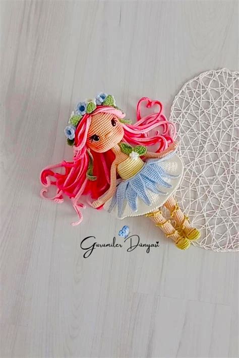 Crochetdoll Pattern In Englishlale Doll English Patternflower Fairy