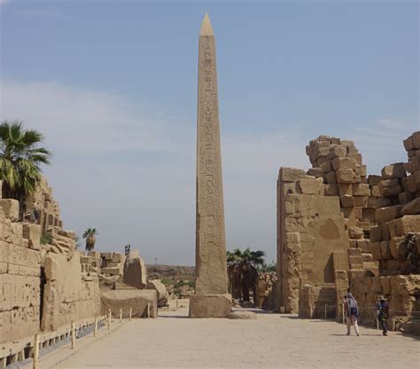 The Obelisks Of Queen Hatshepsut Karnak Temple Complex Luxor Egypt