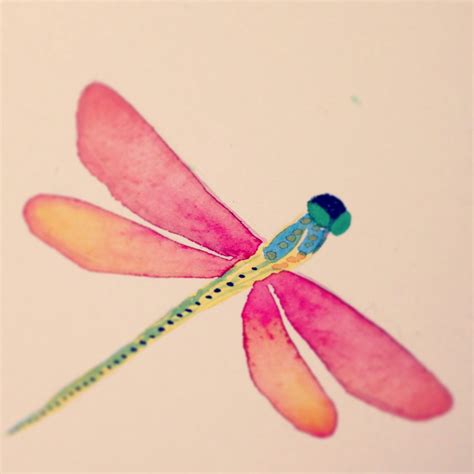 Libelulas Watercolor Pencil Art Watercolor Dragonfly Dragonfly Art