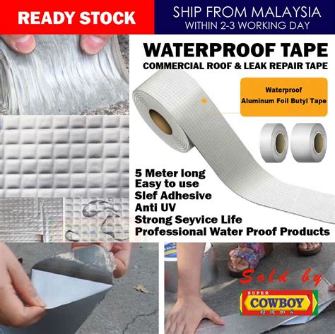Highpower Aluminum Foil Butyl Tape Self Adhesive Waterproof For Roof