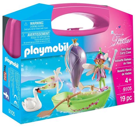Fairy Boat Case Imaginative Play Set By Playmobil 9105