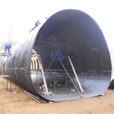 Supply Corrugated Steel Culvert Pipe To Indonesia Qingdao Regions