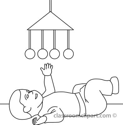 Find & download free graphic resources for kids playing. Children : baby_playing_outline : Classroom Clipart