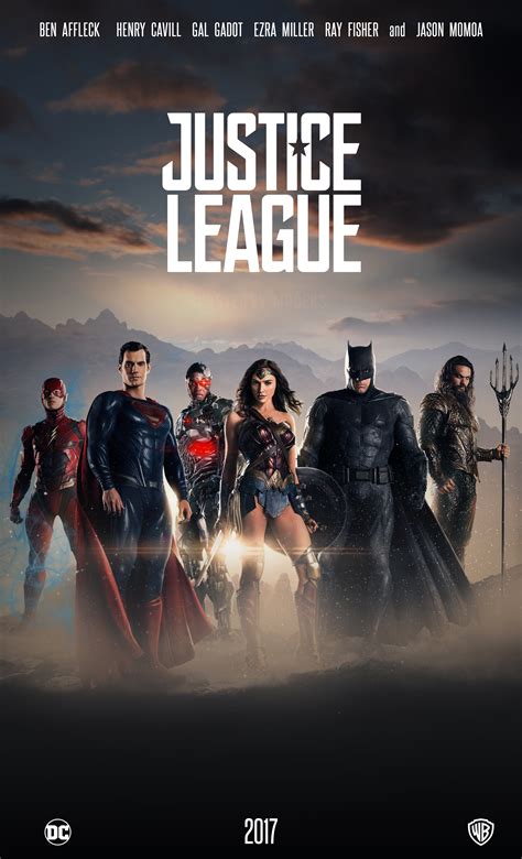 Justice League Movie 2017 Poster By Mrdeks On Deviantart