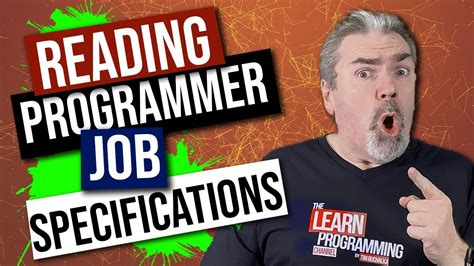 Reading Programmer Job Specifications Carefully Youtube