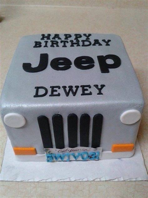Jeep Cake Jeep Cake Birthday Creative Cakes