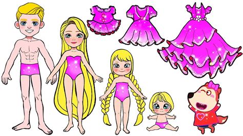 Barbie And Her Sisters Adrian And Marinette Paper Dolls Clothing