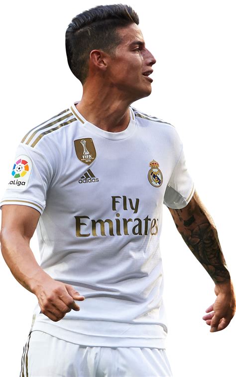 James Rodríguez Real Madrid Football Render Footyrenders