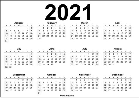 32 2021 Calendar Printable Hd Background