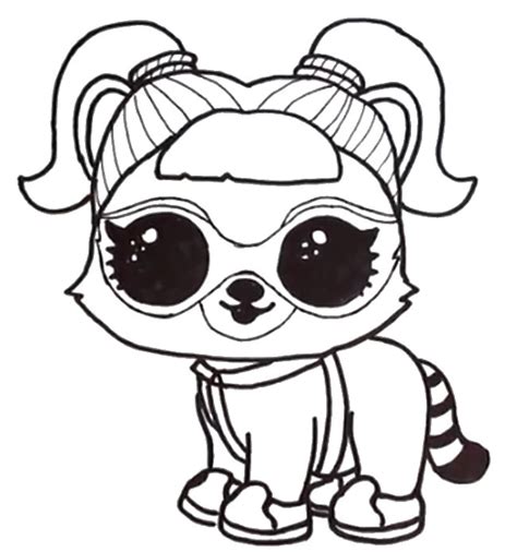 Kitty Queen Lol Doll Coloring Pages