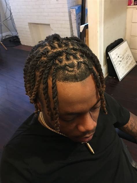 Start with an easily accessible loc on the side of your head and use a mirror so that you can see what you're doing. 85 best Braided dreads images on Pinterest | Dreadlocks, Dreads and Braid hair