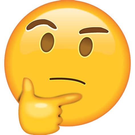 Thinking Emoji [Download Thinking Emoji in PNG] | Emoji Island