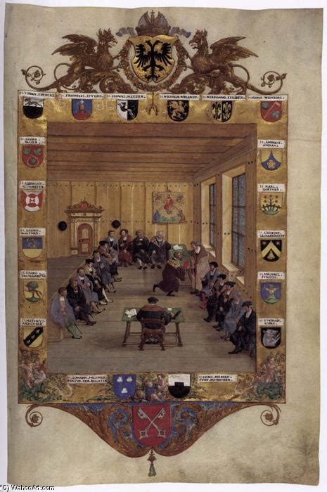 Museum Art Reproductions Meeting Of The Regensburg Council 1536 By