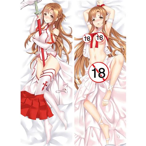 Anime Jk Sword Art Online Yuki Yuuki Asuna Dakimakura Body Pillow Cover Case Cartoon Girl 18r