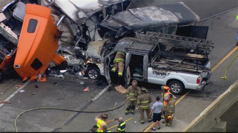 9 Injured In Fiery Crash On I 35w