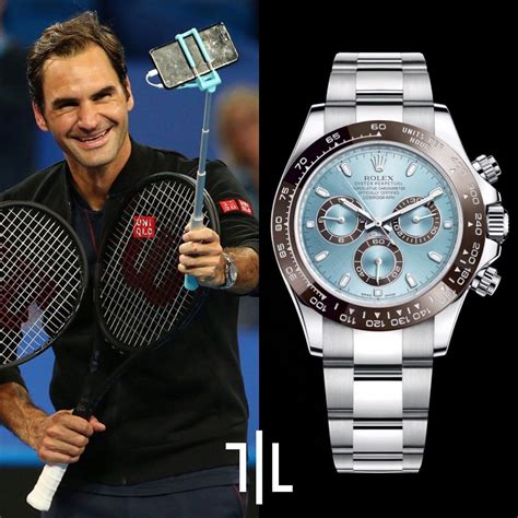 Every rolex tells a story. Roger Federer during the 2019 Hopman Cup while Roger was ...