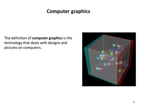 Overview Of Computer Graphics