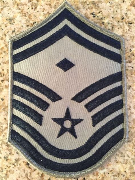 Us Air Force First Sargent Senior Master Sgt E8 Diamond Combat Patch