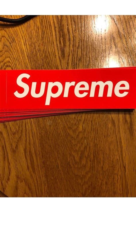 Supreme Supreme Red Box Logo Stickers Grailed