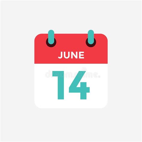 June Calendar Day Clipart Stock Illustrations 600 June Calendar Day