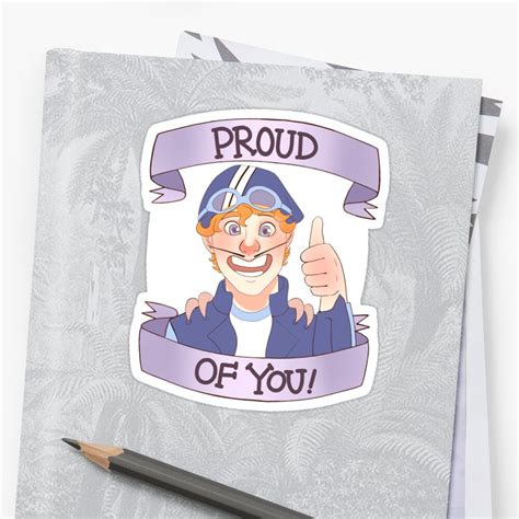 Proud Of You Sticker By Edgebug Redbubble