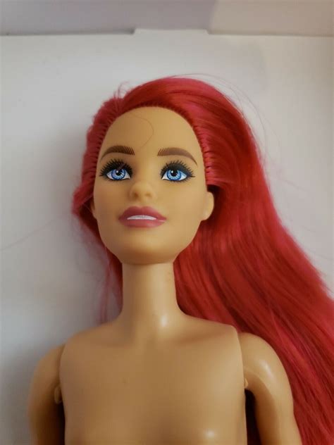 new nude barbie 2021 doll redhead nude doll only ebay