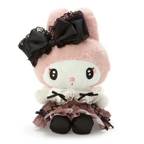 Sanrio My Melody Stuffed Toy Secret Melokuro Plaid Dress Plush Doll