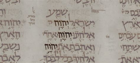 The Original Hebrew Name Of God Re Discovered In 1000 Bible Manuscripts