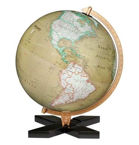 Replogle Discovery Expedition Desktop World Globe With Black Lacquer