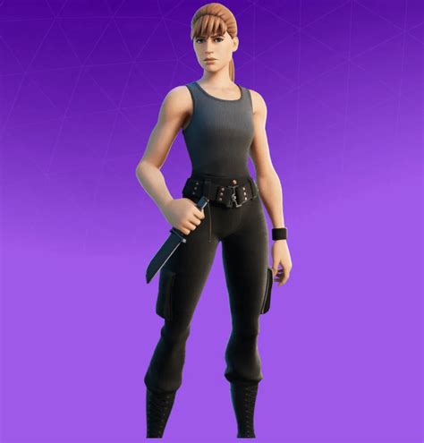 Fortnite cosmetics, item shop history, weapons and more. Skin Sarah Connor - Skins de Fornite