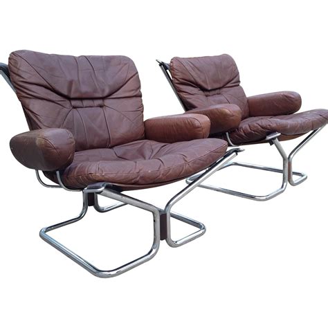 Ingmar Relling for Westnofa Lounge Chairs - Pair | Chairish