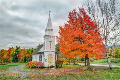 Download Tree Fall Church Religious Chapel Hd Wallpaper By Davetrono