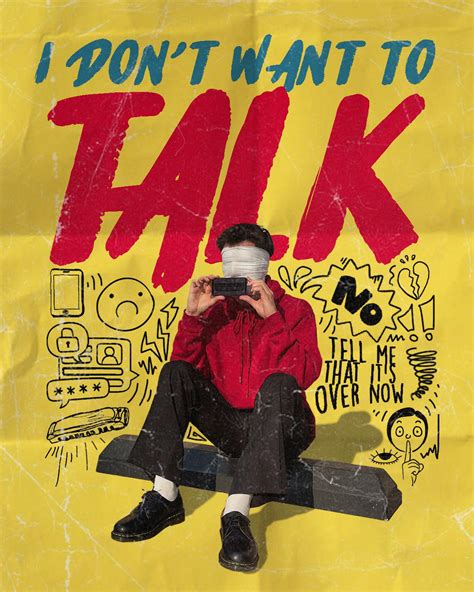 I Don T Want To Talk Poster R Wallows