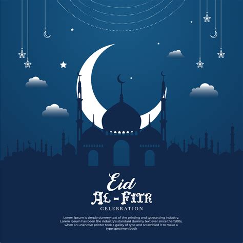 Eid Al Fitr Mubarak Creative Ads For Social Media Banner Poster
