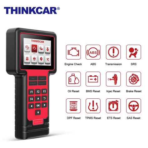 thinkcar thinkscan 609 obd2 car scanner engine tcm abs srs full system auto code reader obd 2