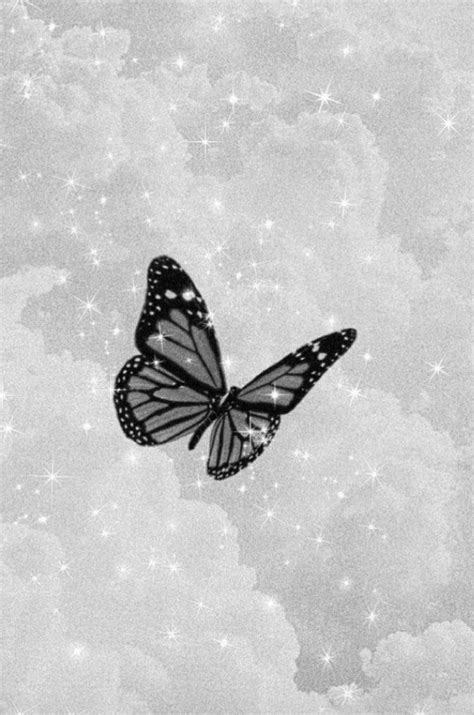 Black Aesthetic In Butterfly Black And White Butterfly