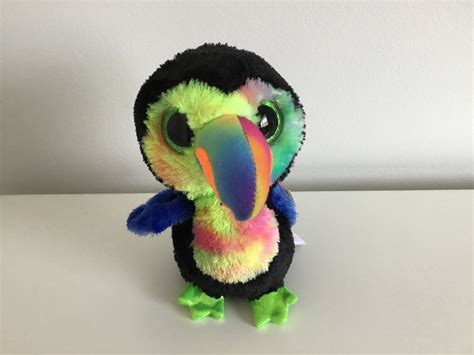 Ty Beanie Boo Beaks The Brightly Coloured Toucan Etsy