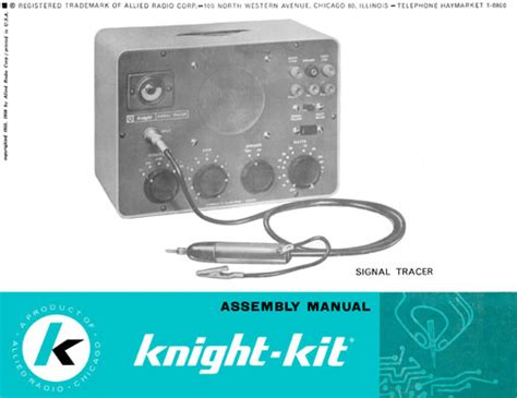 Knight Kit Signal Tracer Manual R² Ebay
