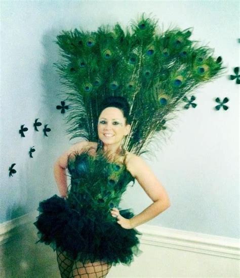 My Homemade Peacock Costume From Halloween 2011 Bulk Feathers A