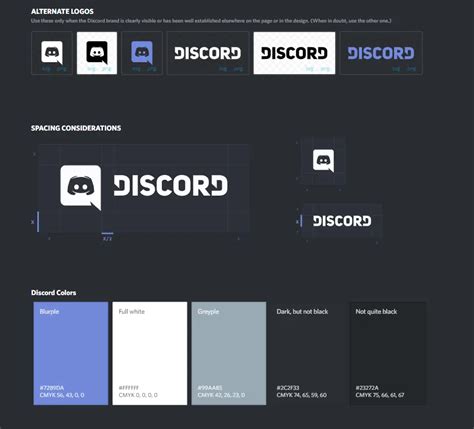 Discord Color Palette Hex Rgb And Hsl