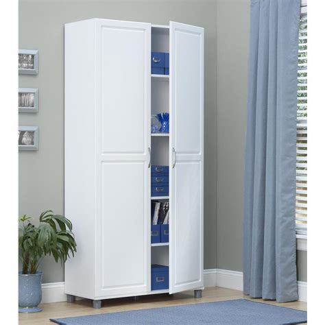 Maybe you would like to learn more about one of these? SystemBuild Kendall White Storage Cabinet-7363401PCOM ...