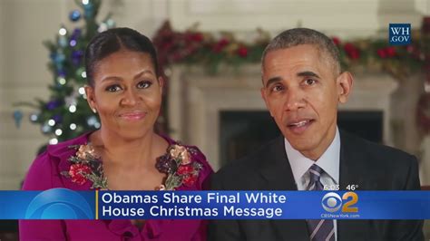 Obamas Share Christmas Message Youtube